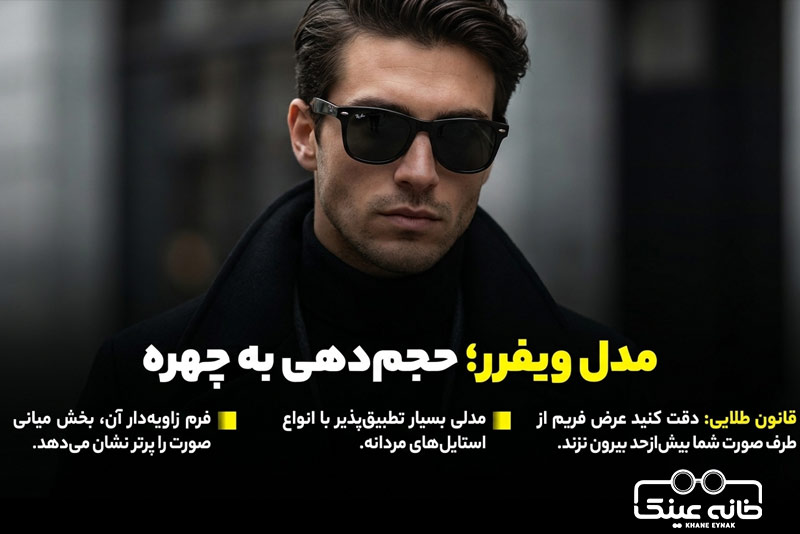 مدل ویفرر برای صورت های لاغر و کشیده